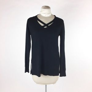 Moon & Sky Jax Cross Cut Sweater